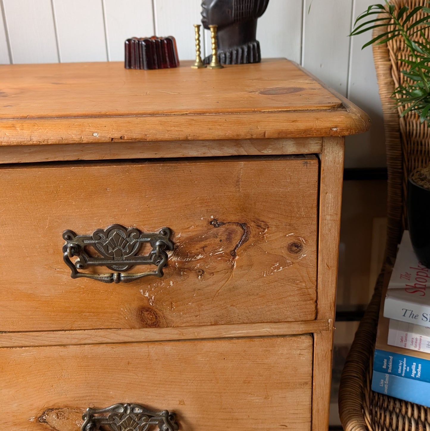 Small Victorian Pine Chest of Drawers