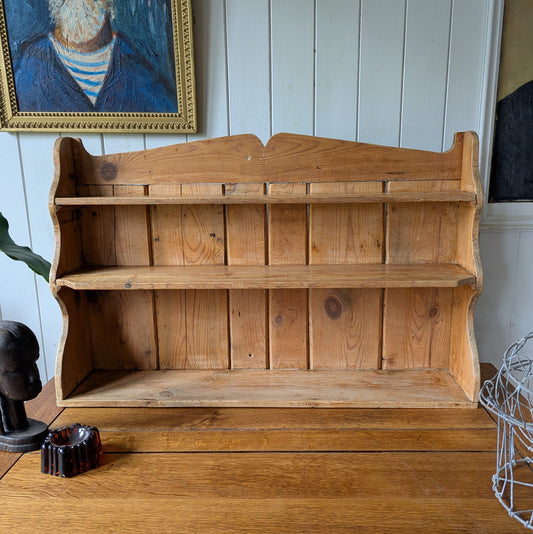 Small Antique Pine Shelves