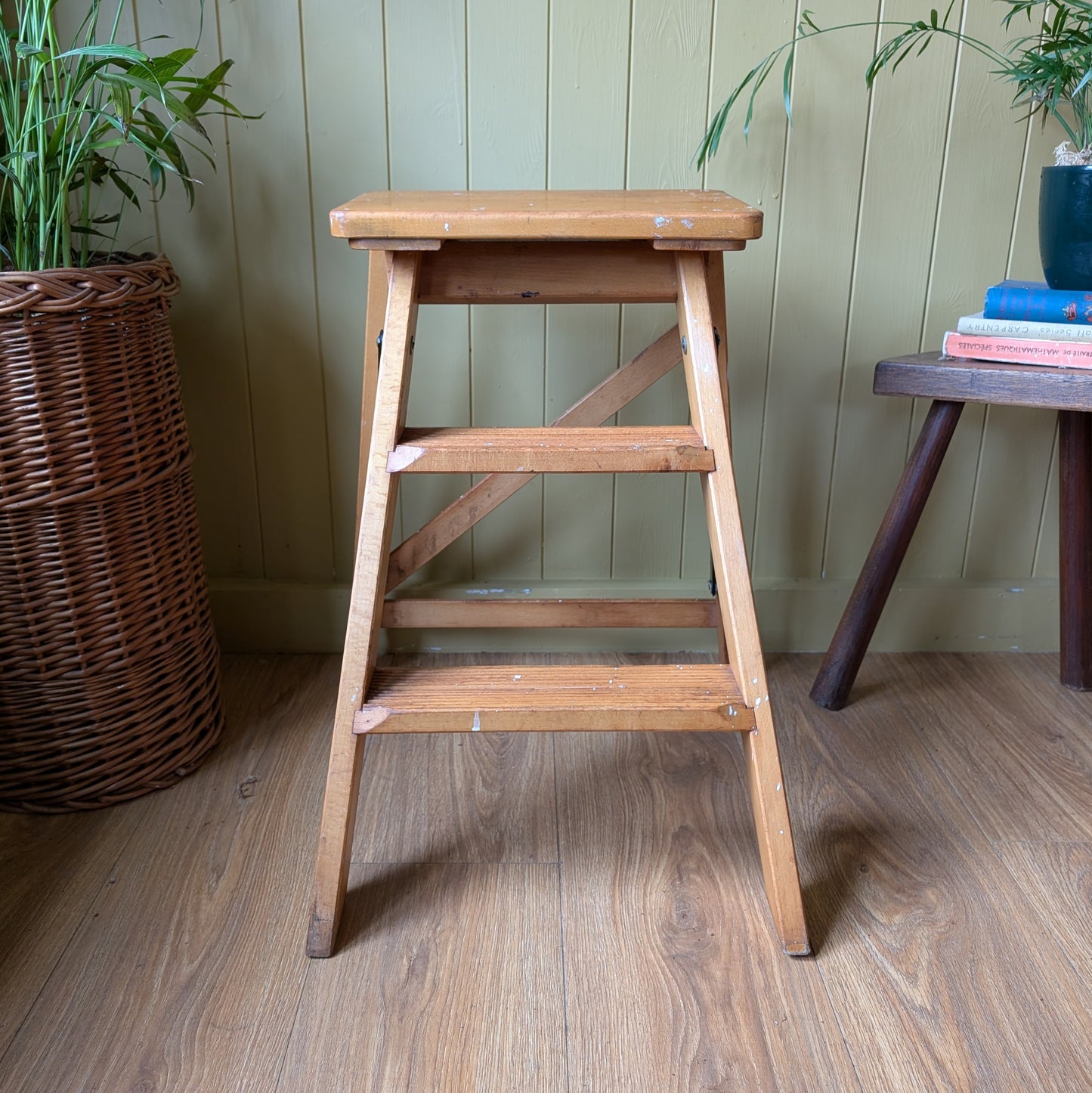 Small Mid Century Step Ladder