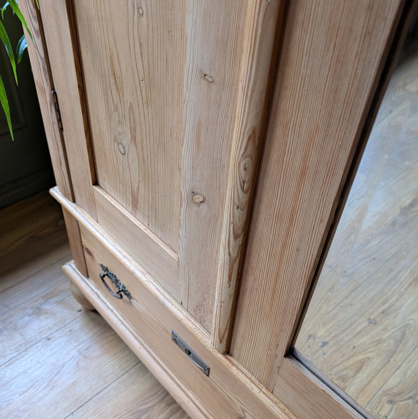 Antique Pine "Knockdown" Triple Ward