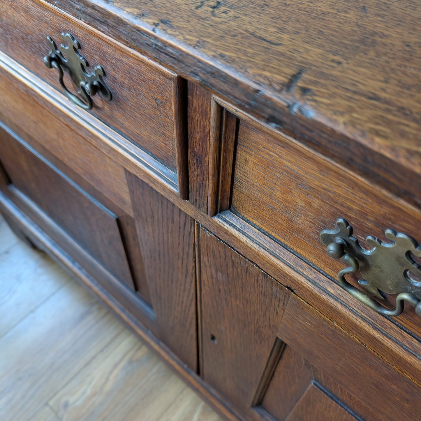 Large Georgian Oak Cupboard