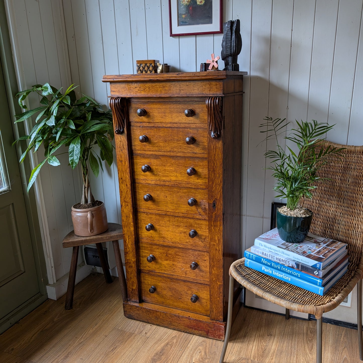 Antique Wellington Chest