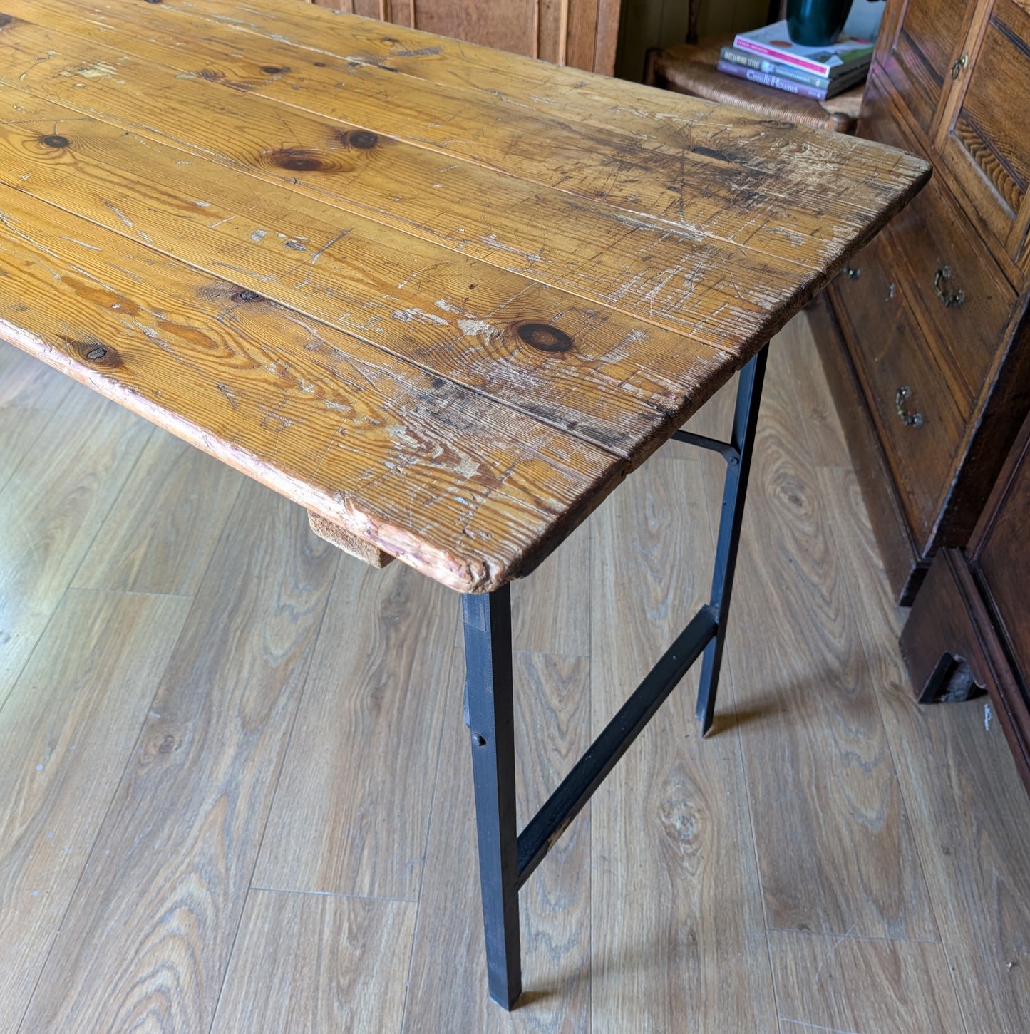 Vintage Trestle Table