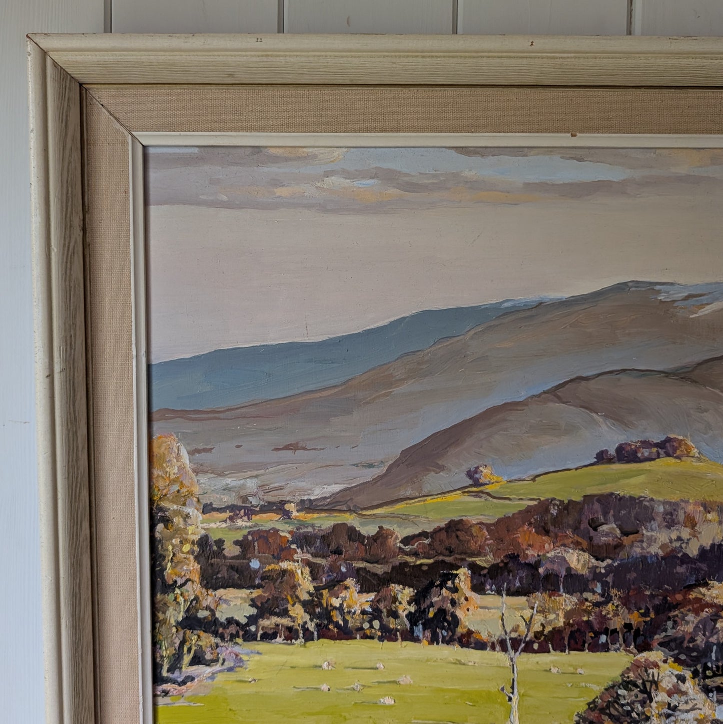 Mid Century Landscape Oil Painting