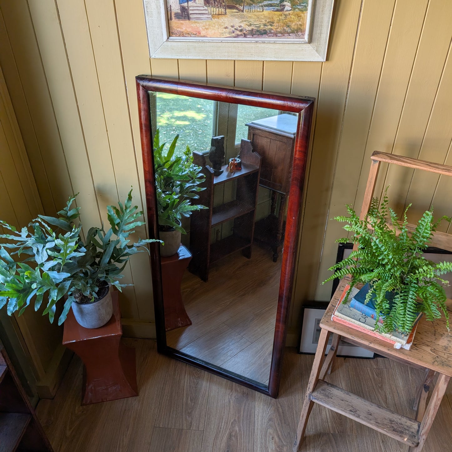 Large Victorian Shop Mirror