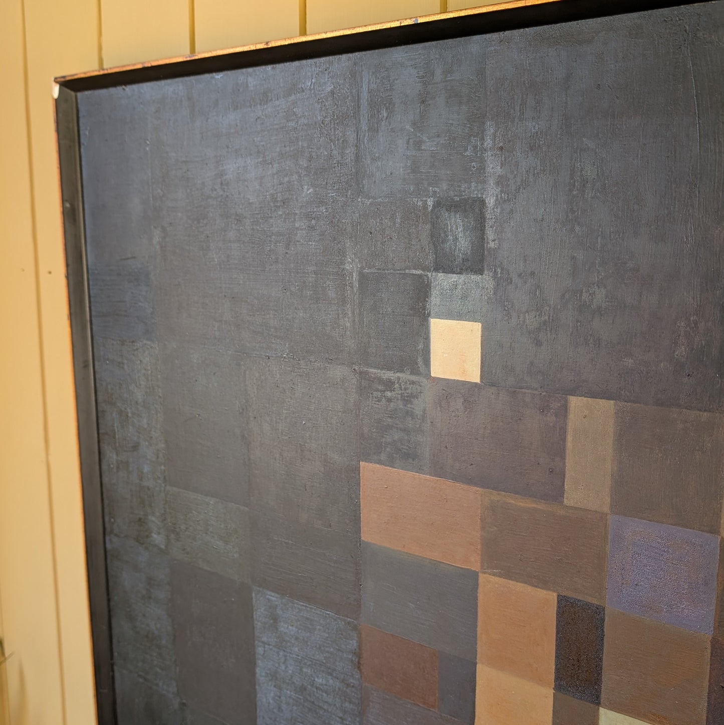 Mid Century Modern Abstract Oil Painting