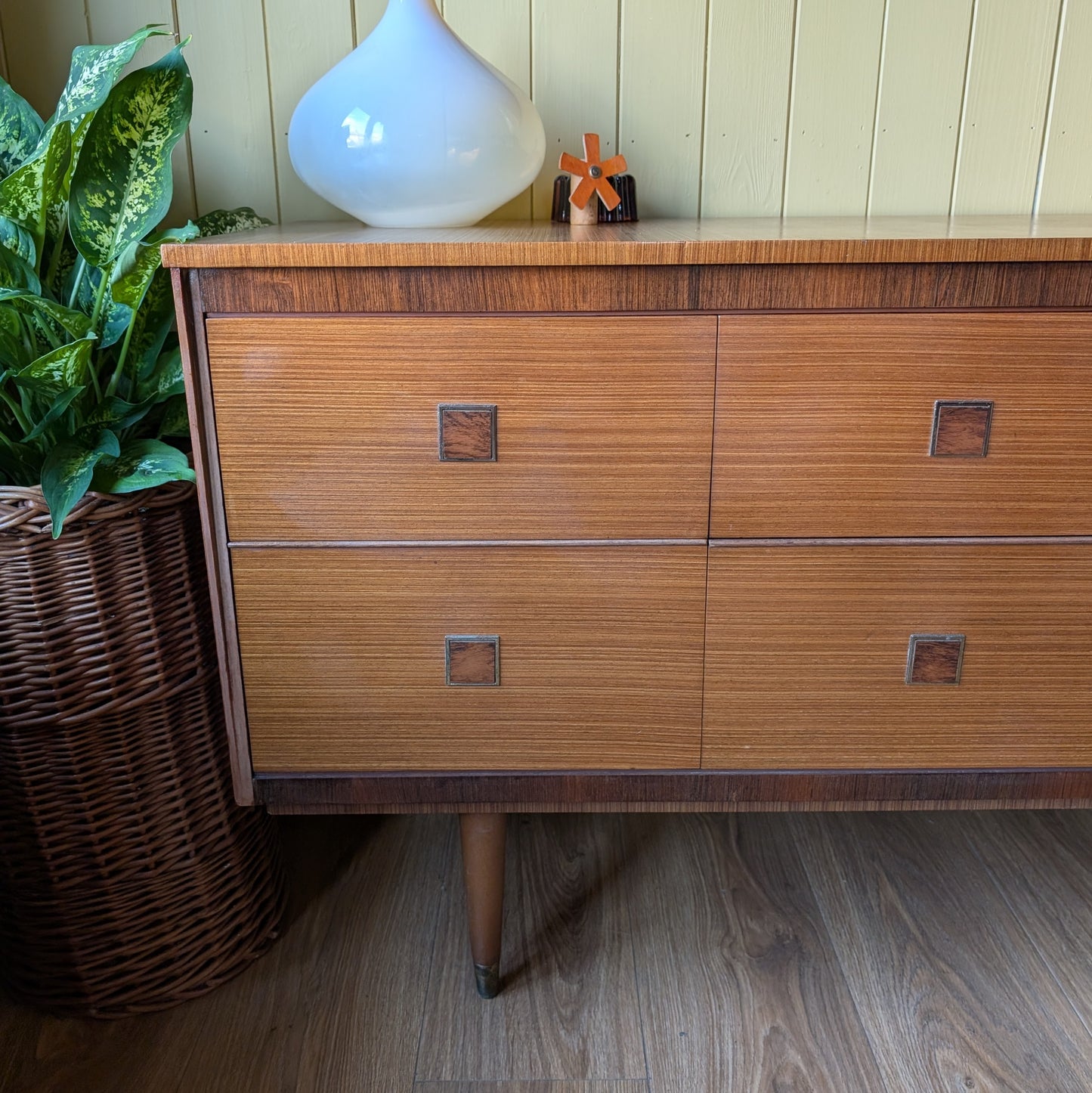 Long and Low Mid Century Drawer Unit