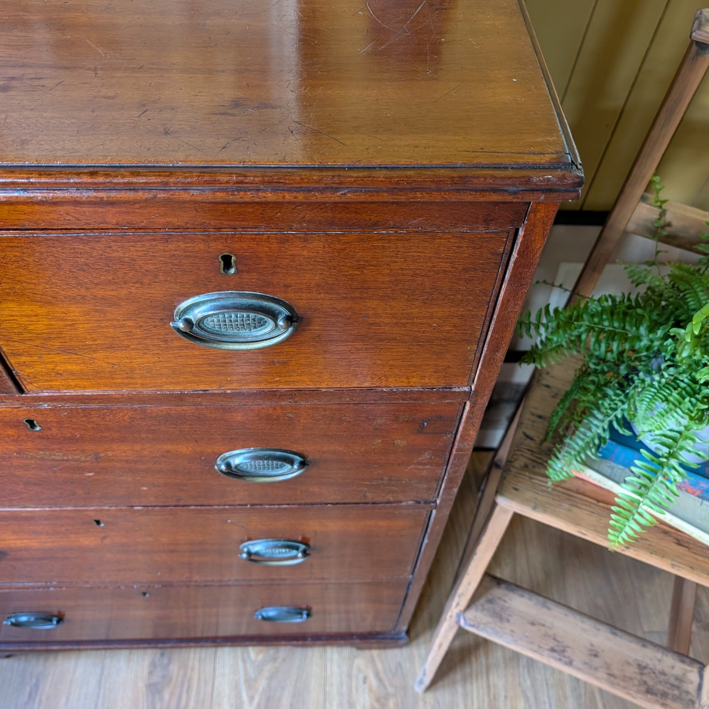 Narrow Antique Chest of Drawers