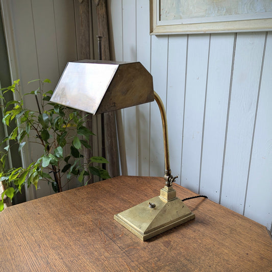 Antique Brass Desk Lamp
