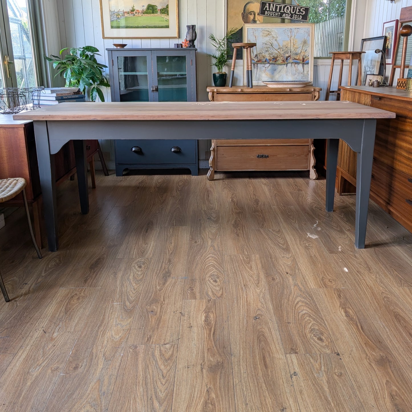 Vintage French Farmhouse Table [ref:7385]