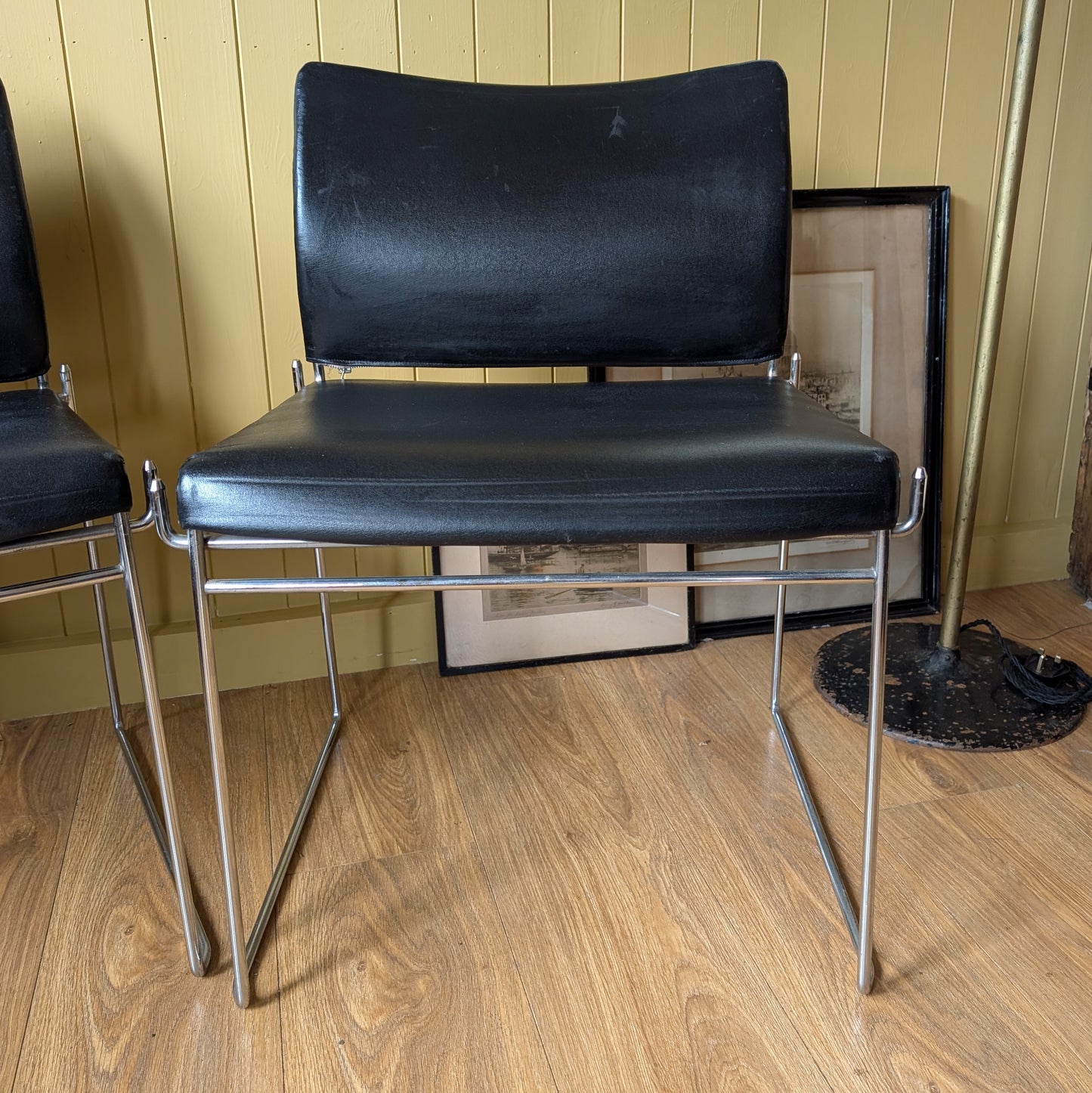 Pair of Mid Century "Jano" Chairs by Kazuhide Takahama