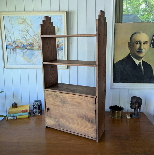 Small Oak Shelving Unit
