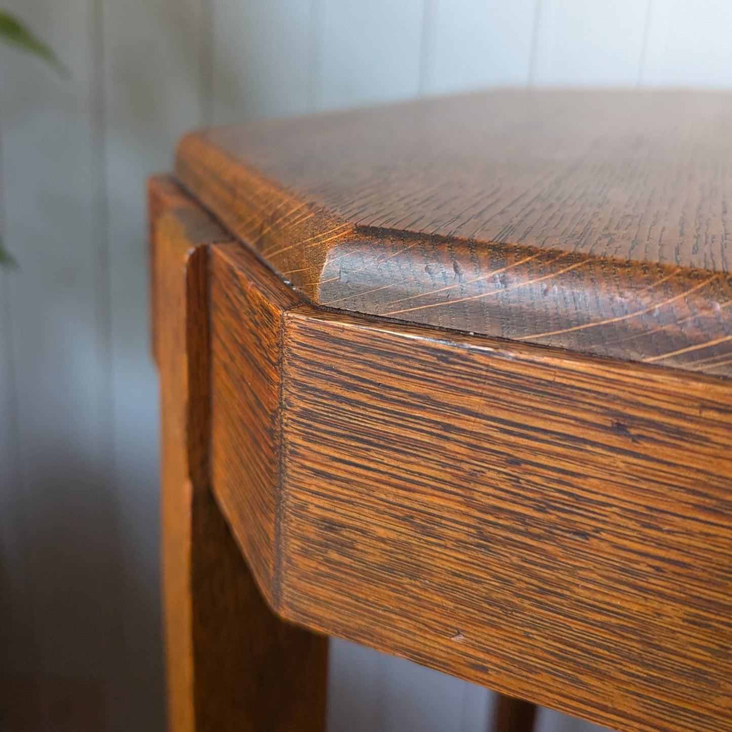 Art Deco Oak Side Table