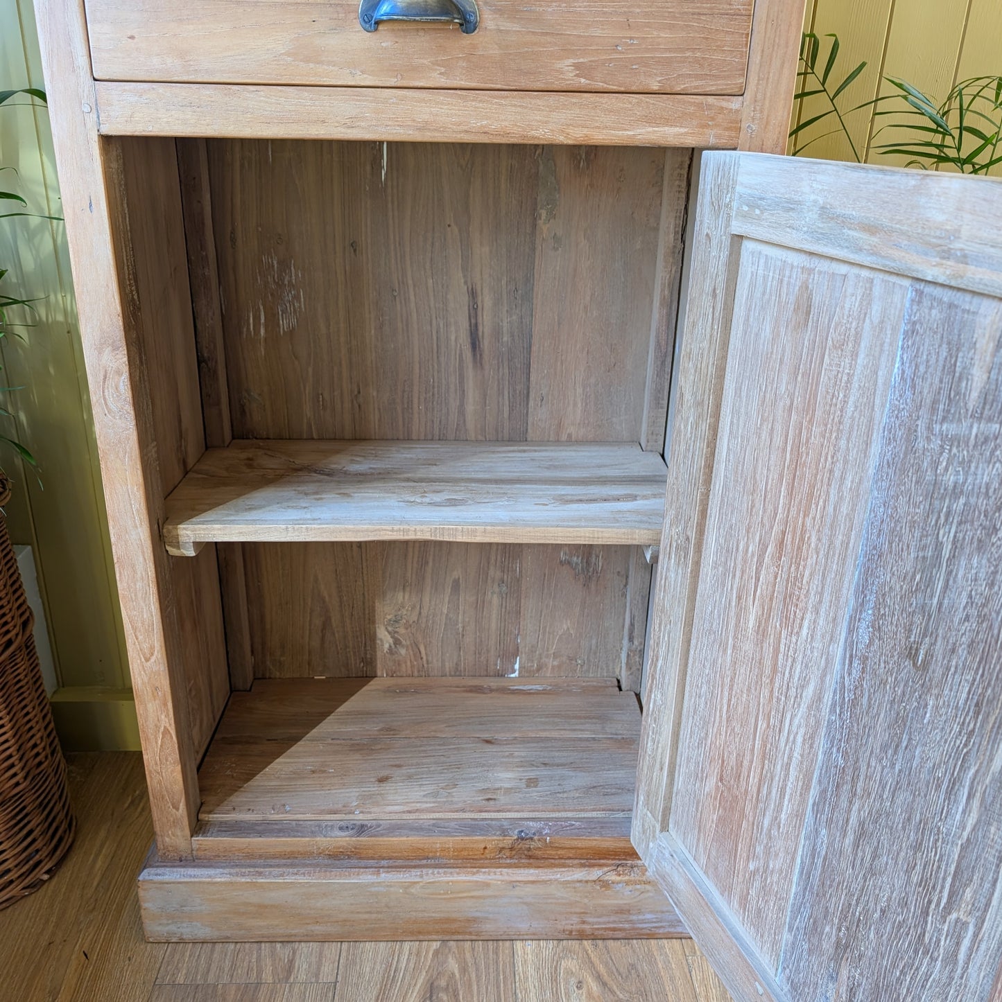 Reclaimed Teak Glazed Cabinet