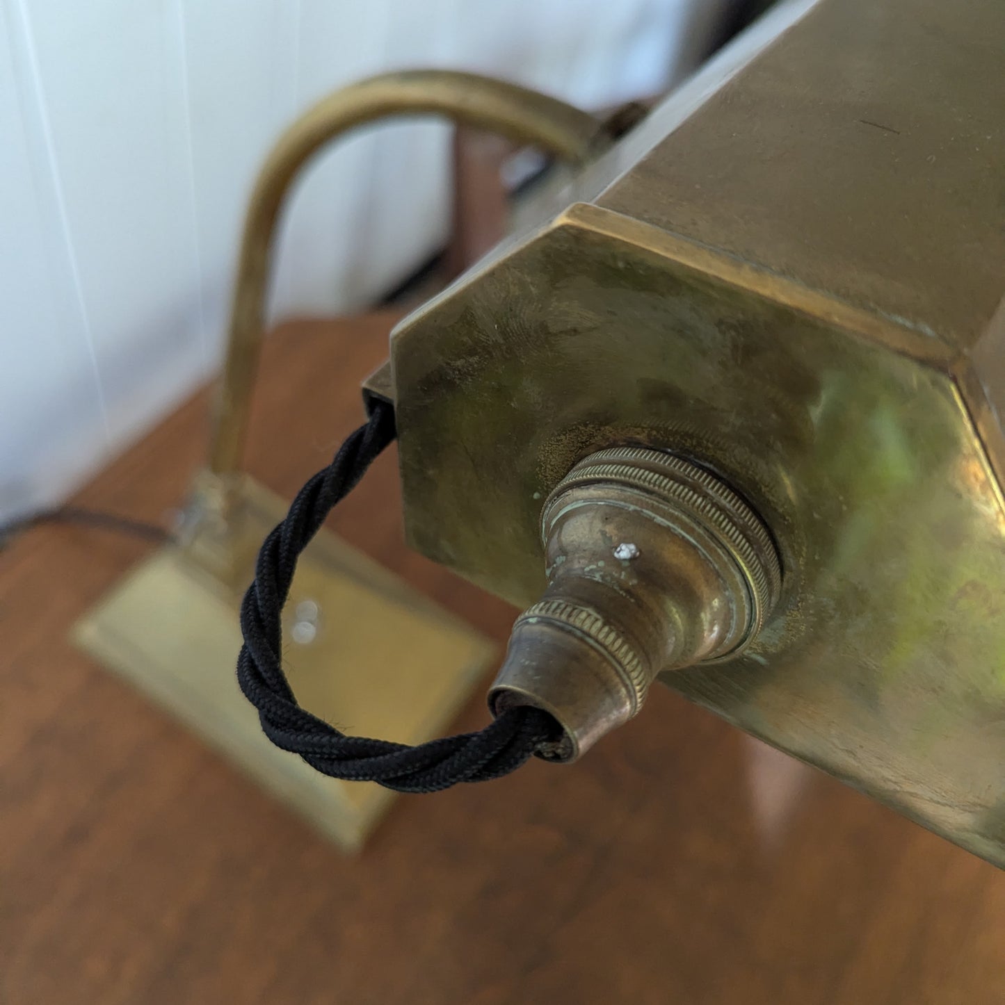 Adjustable Brass Desk Lamp