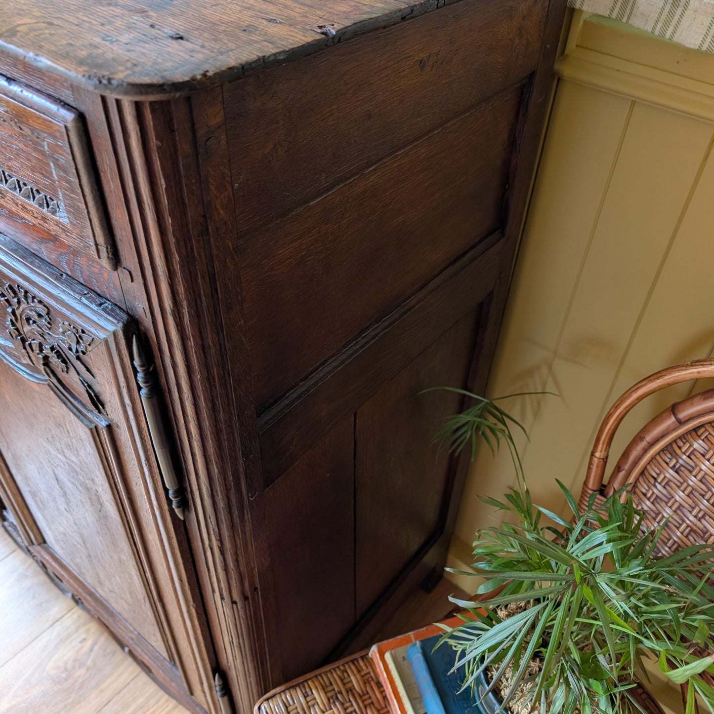 Rustic Antique French Cupboard