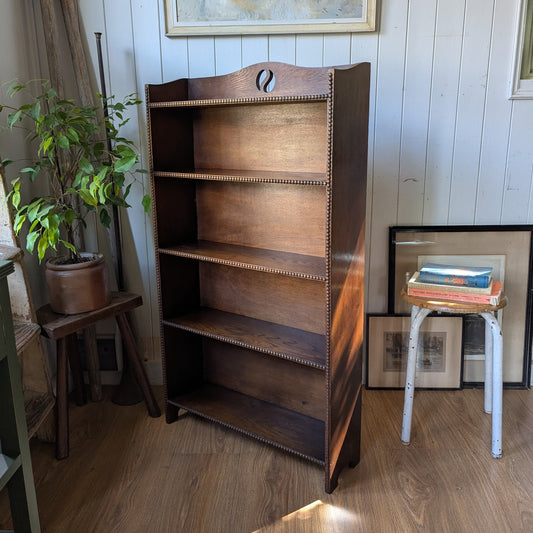 Small Antique Oak Bookcase