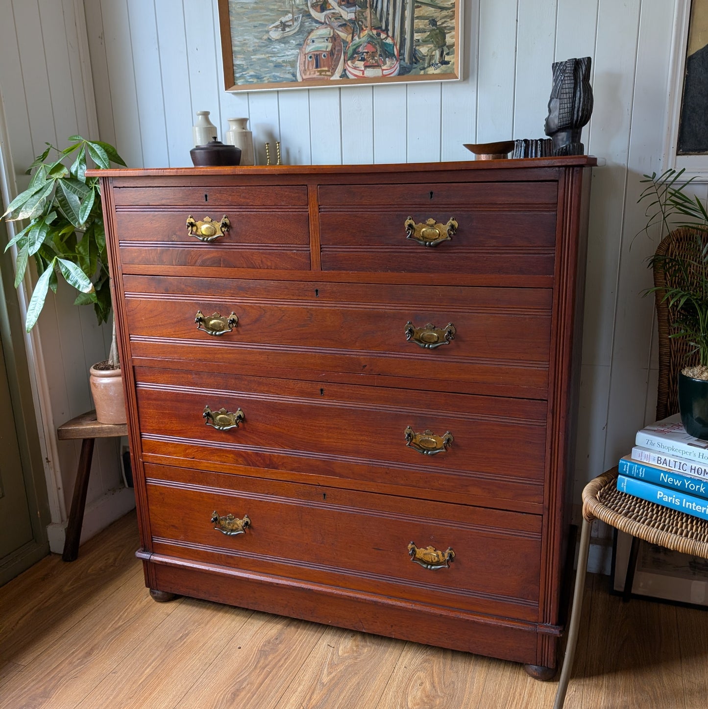 Antique Walnut Chest of Drawers