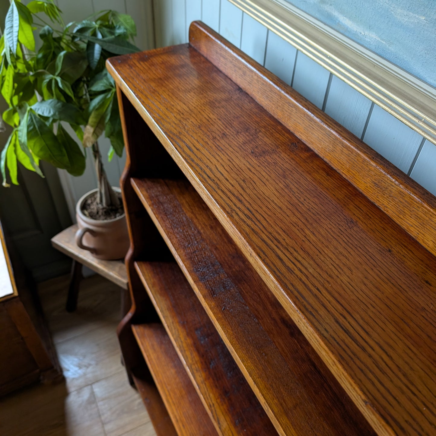 Large Antique Oak Bookcase