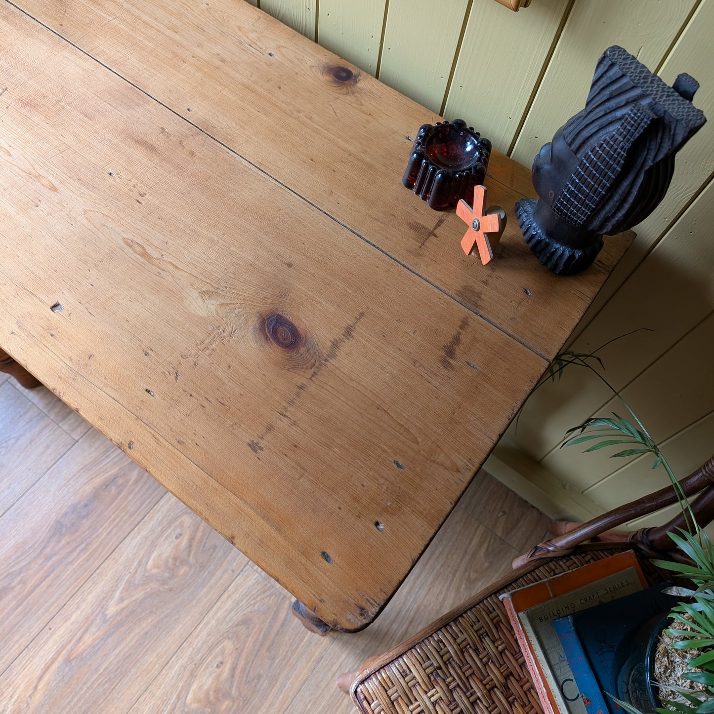 Victorian Pine Console Table