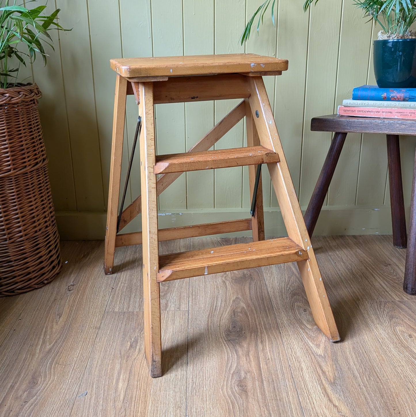 Small Mid Century Step Ladder