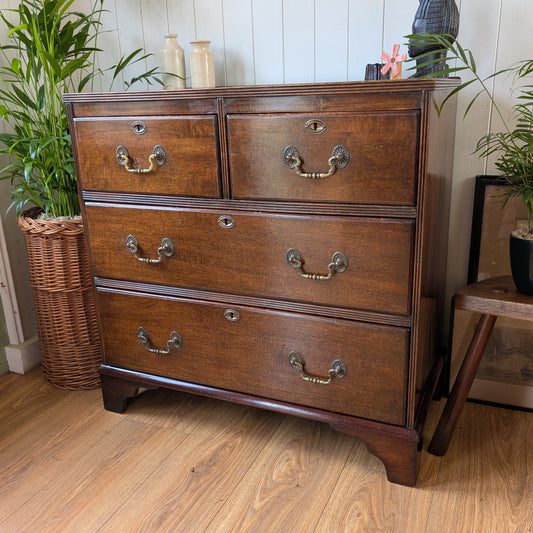 Small Georgian Oak Chest of Drawers