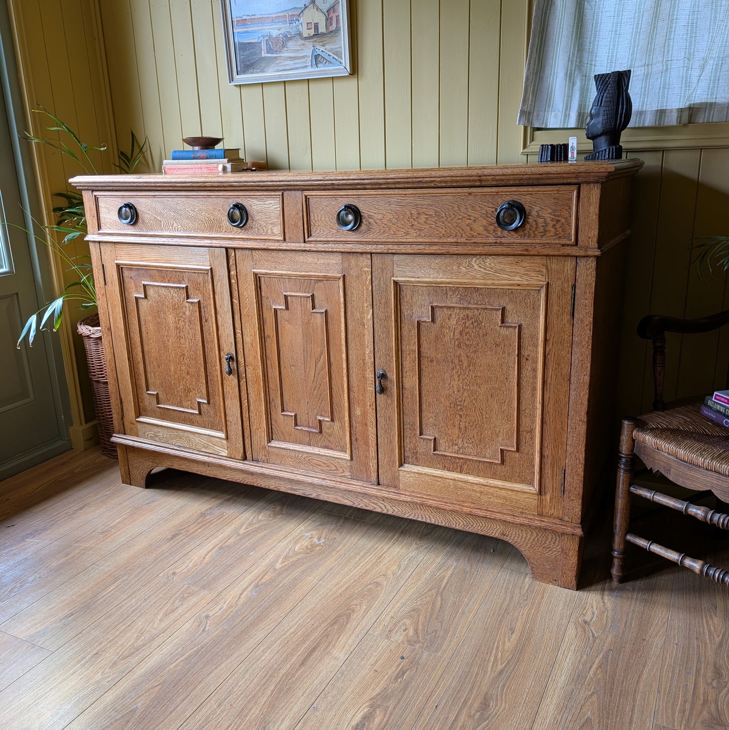 Large Antique Oak Sideboard