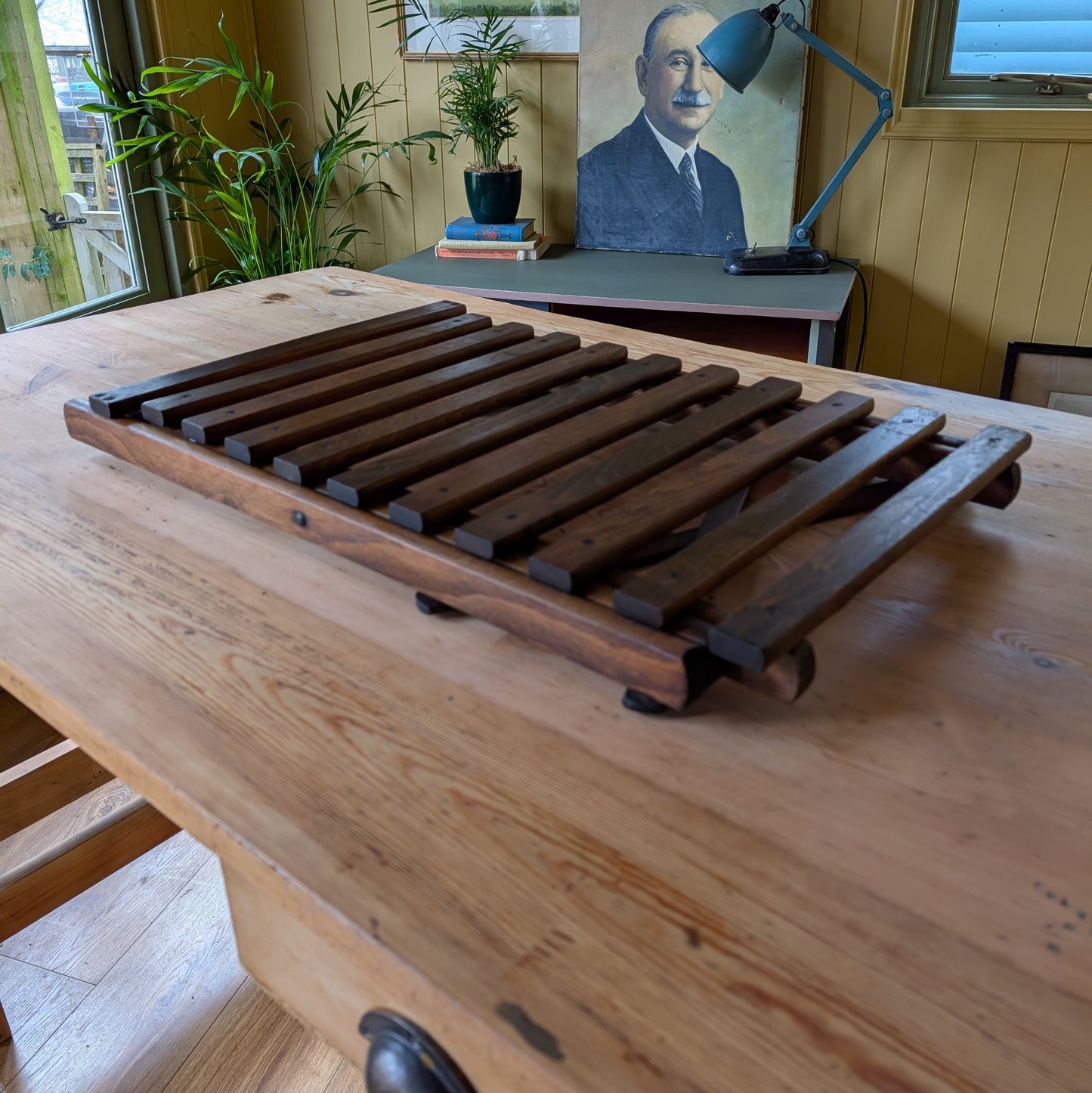 Pair of Antique Folding Luggage Stands