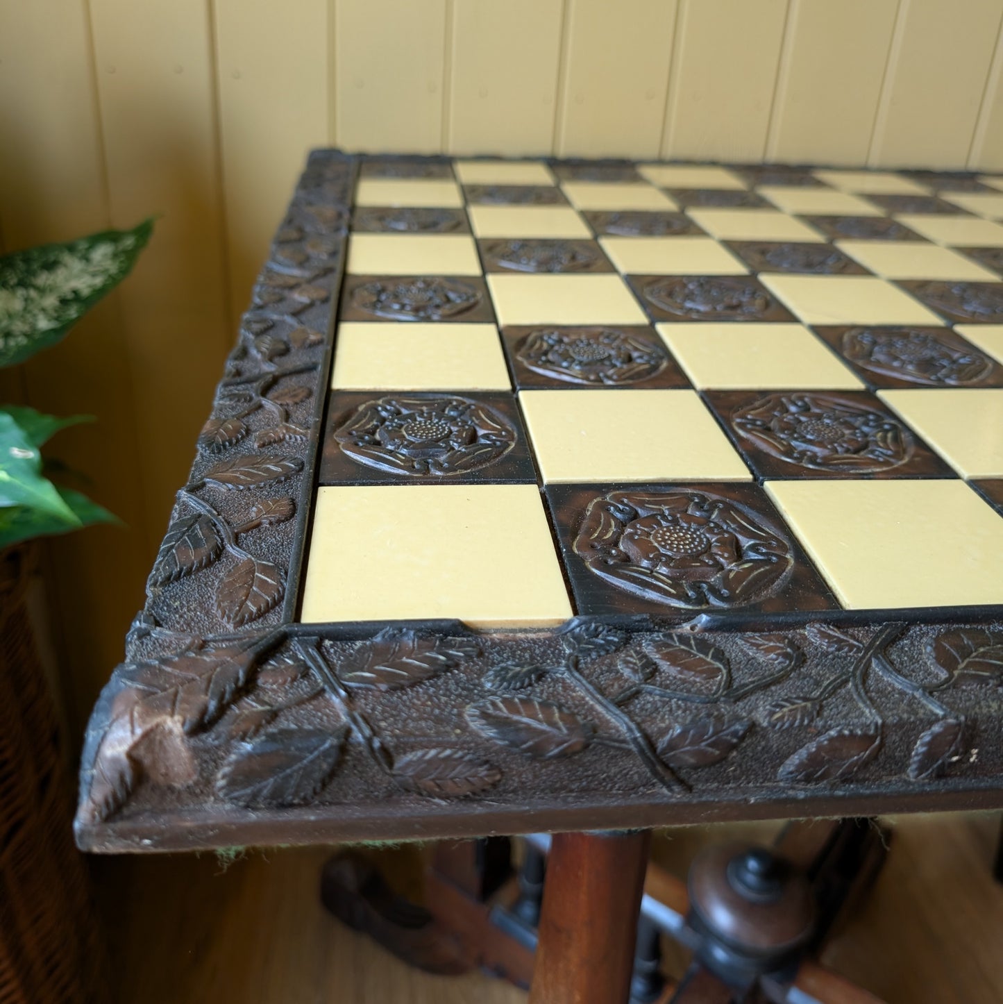 Antique Chess Table