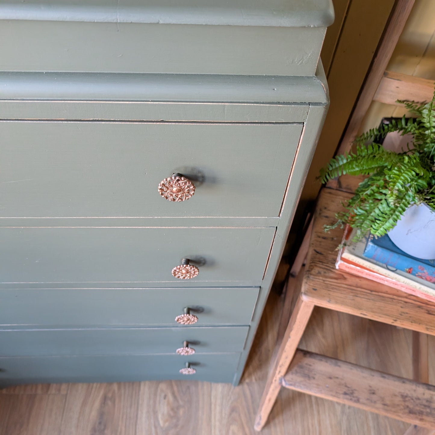 Painted Vintage Chest of Drawers