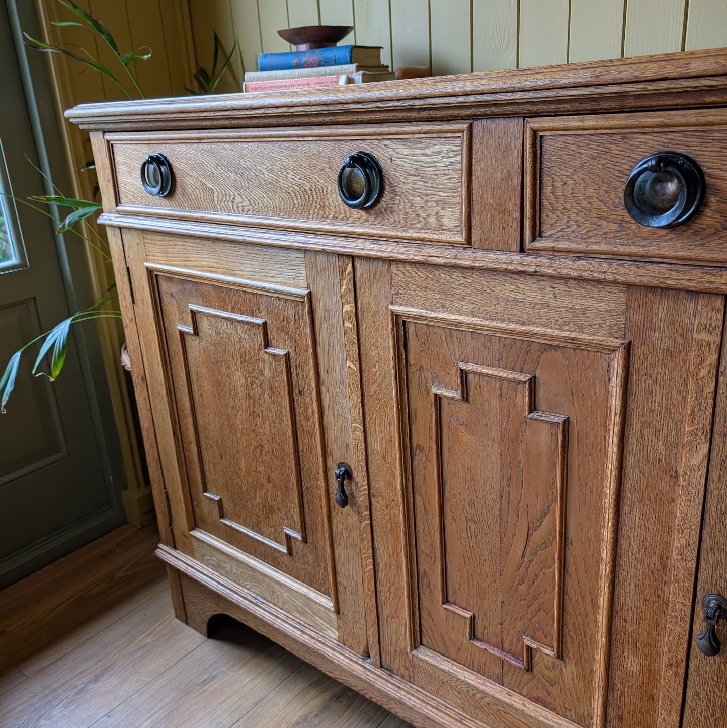 Large Antique Oak Sideboard