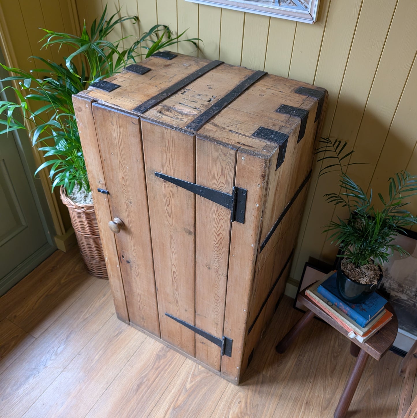Rustic Victorian Pine Cupboard