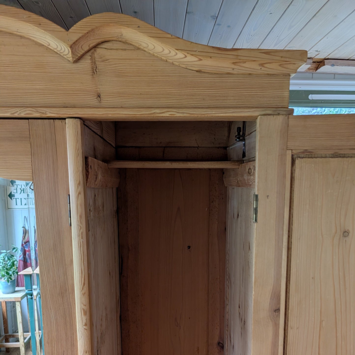 Antique Pine "Knockdown" Triple Ward