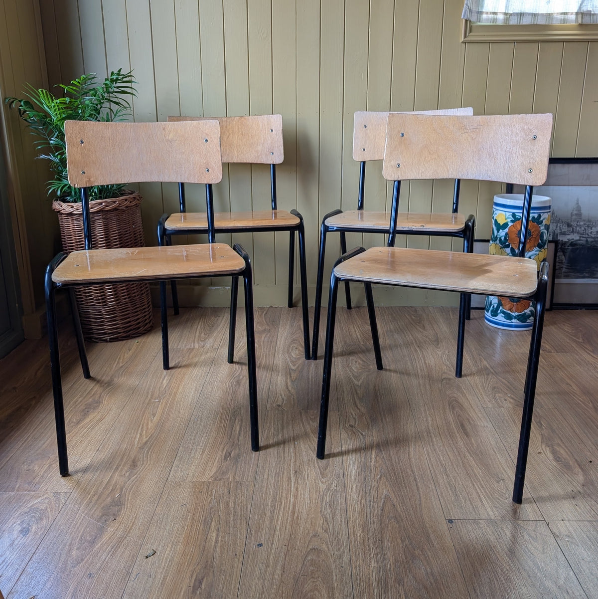 Mid Century Stacking Chairs (price per chair)