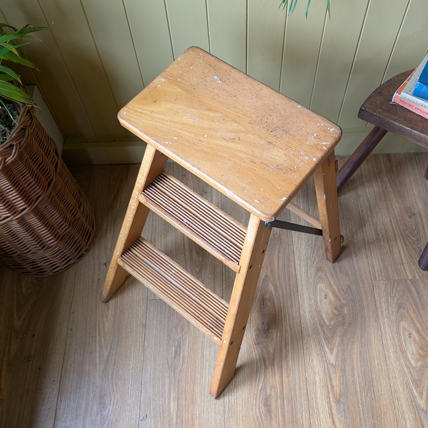 Small Mid Century Step Ladder