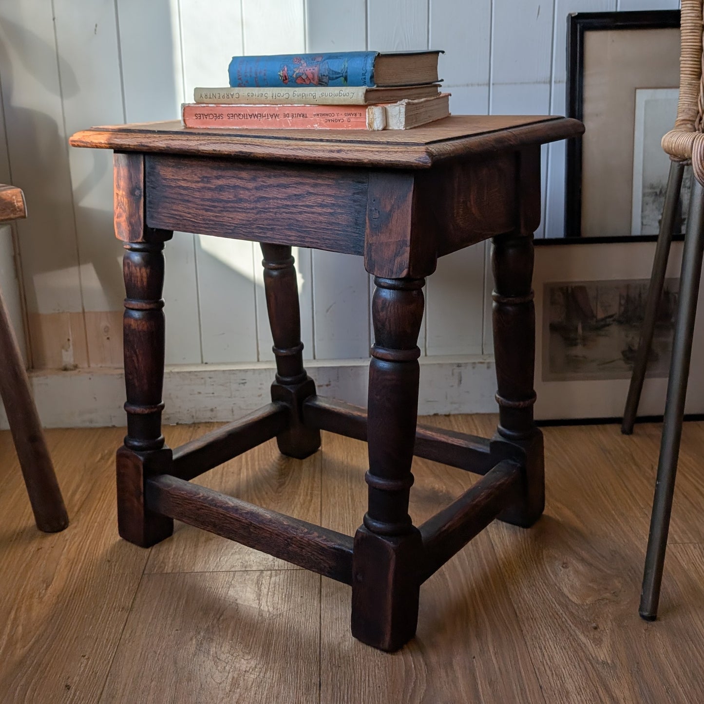 Rustic Oak Side Table