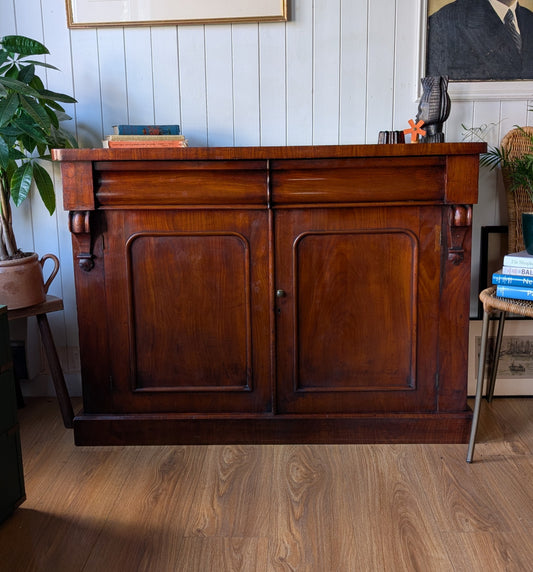 Victorian Cupboard with 2 Drawers [ref:7387]