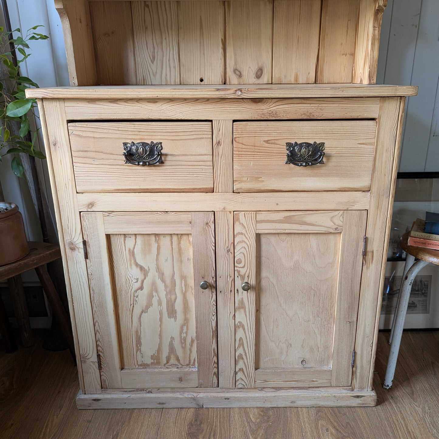 Victorian Glazed Pine Dresser