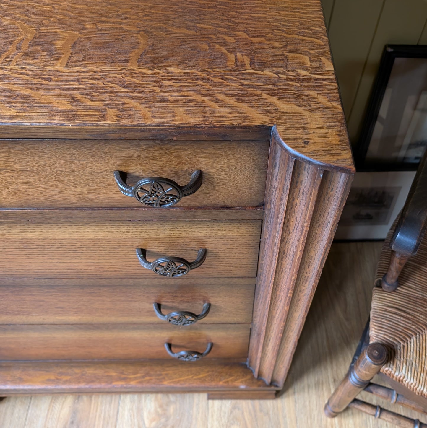 Art Deco Oak Chest of Drawers