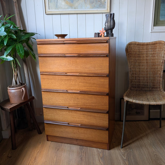 Tall Mid Century Chest of Drawers