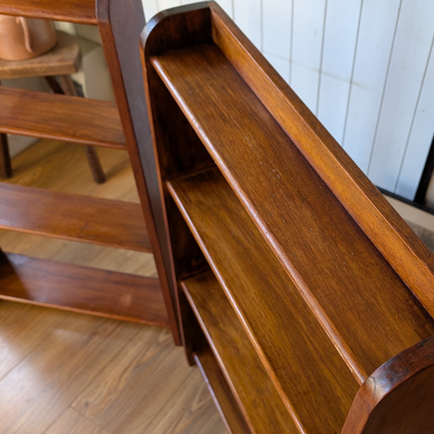 Pair of Small Mid Century Wardrobes