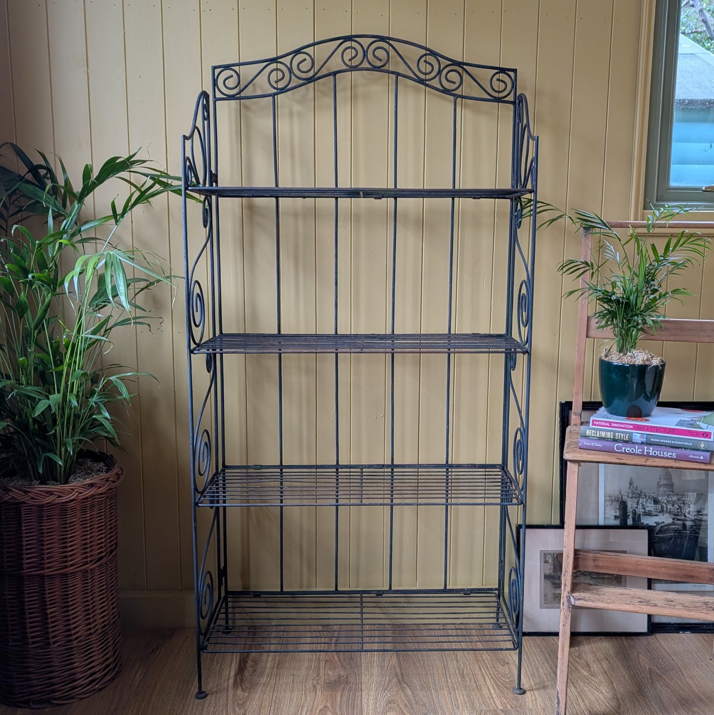 Vintage Metal Shelving Unit