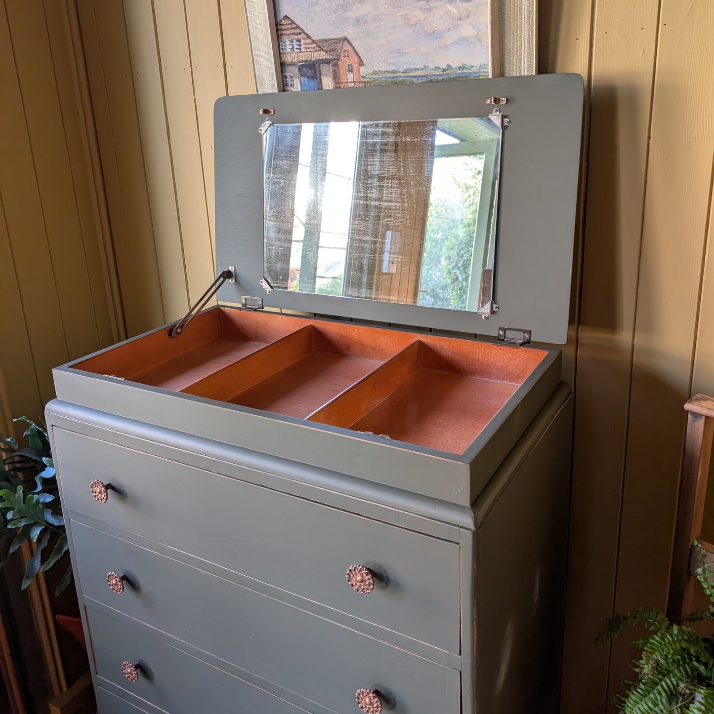 Painted Vintage Chest of Drawers