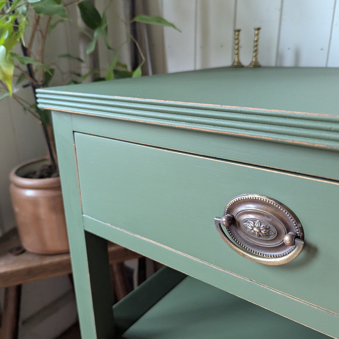 Antique Painted Side Table