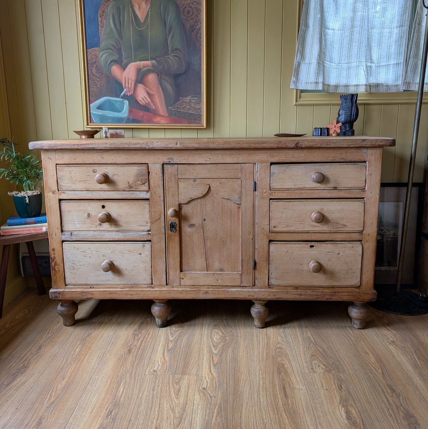 Victorian Pine Sideboard