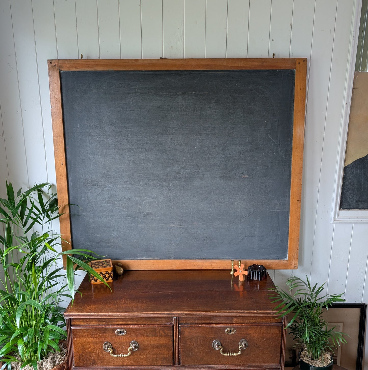 Large Vintage Double Sided Chalkboard