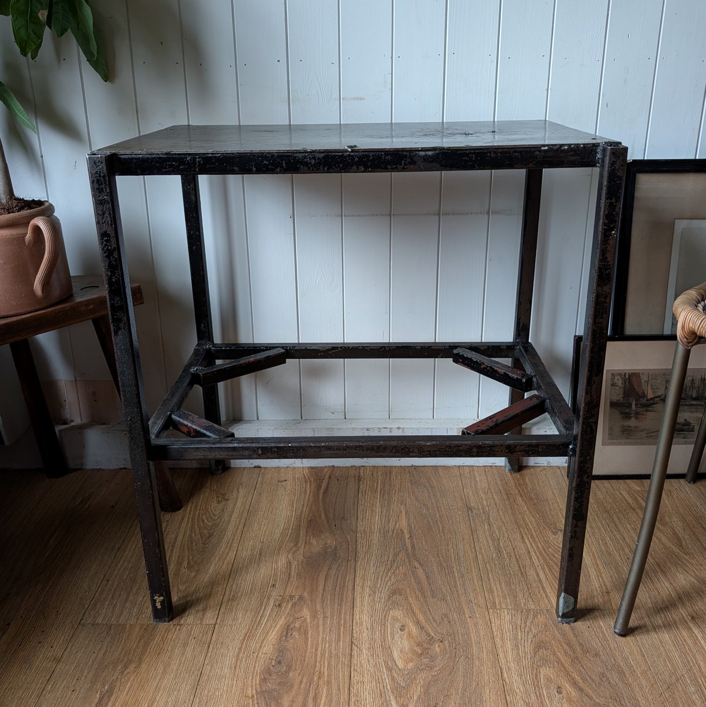 Small Vintage Industrial Table