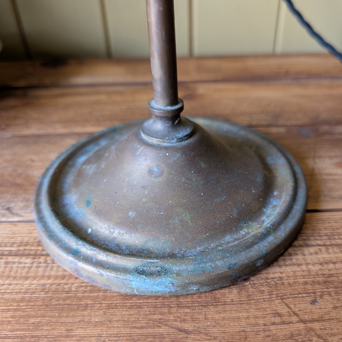 Antique French Rise and Fall Task Lamp