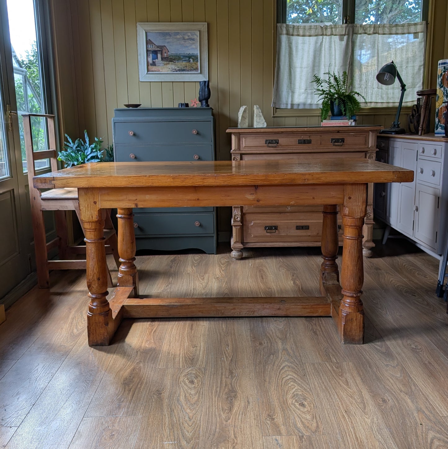 Pine Antique Refectory Table