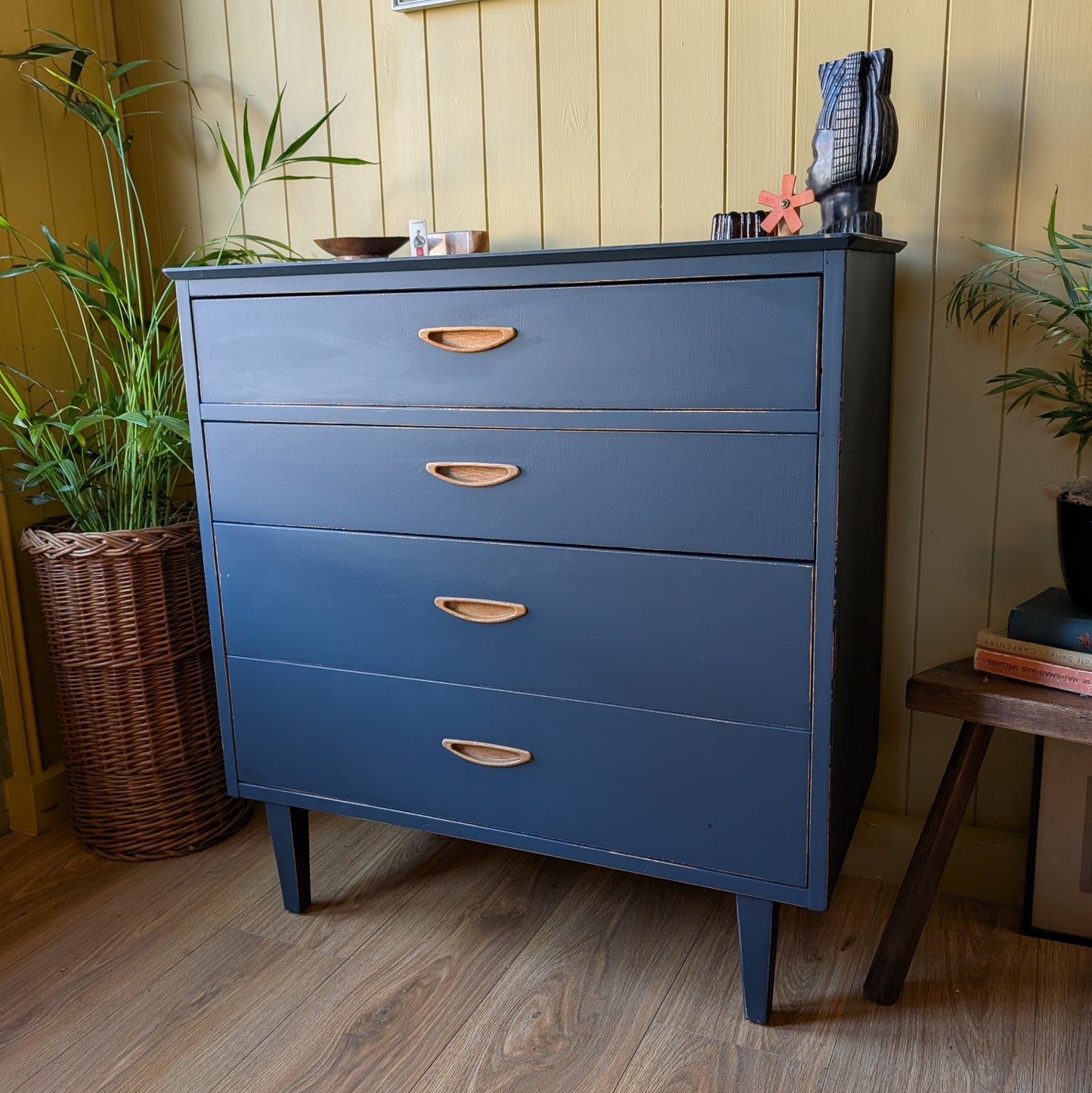 Painted Mid Century Chest of Drawers